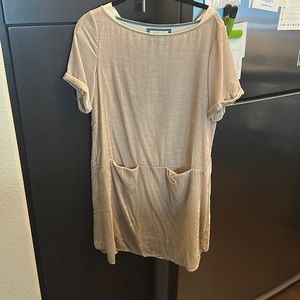 Anthropologie Velvet Shift Dress